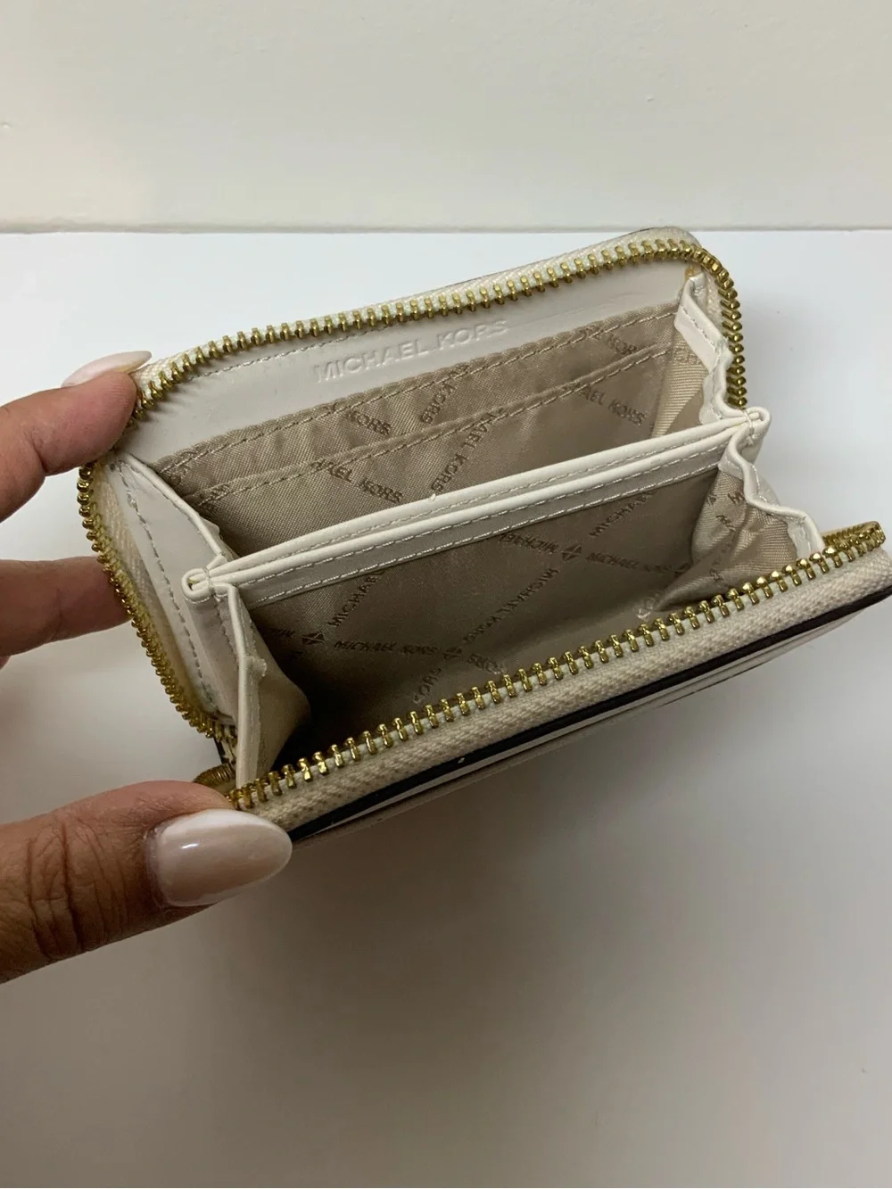 Michael Kors Jet Set Travel Python-Embossed Leather Zip Wallet